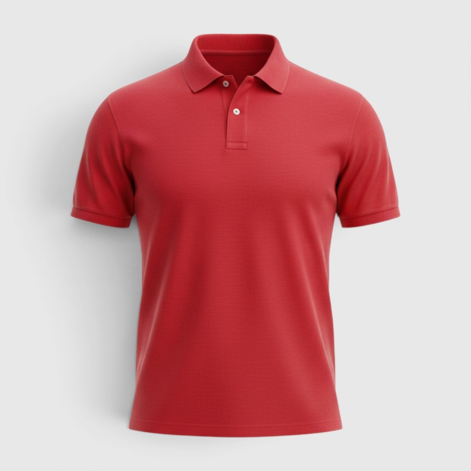 Vintage Κόκκινο Polo Μπλουζάκι με Τσέπη / Pre-Owned